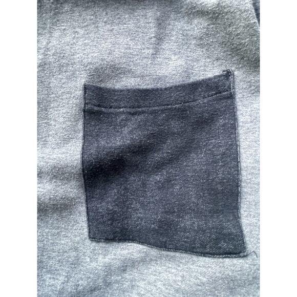 Linksoul Men’s Medium 1/4 Zip Pullover Mock Neck Heathered Navy Blue - Picture 8 of 10